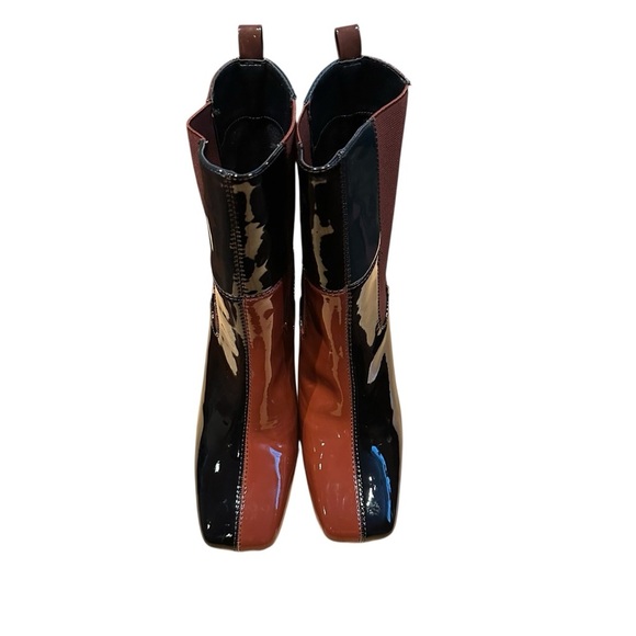 Circus by Sam Edelman Multicolor Patent Heeled Ankle Boots  9.5 - Picture 5 of 10